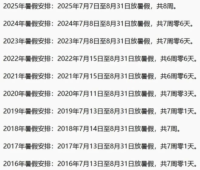 假！多区中小学期末考试时间出炉！不朽情缘网站最新！今年将迎超长暑(图2)